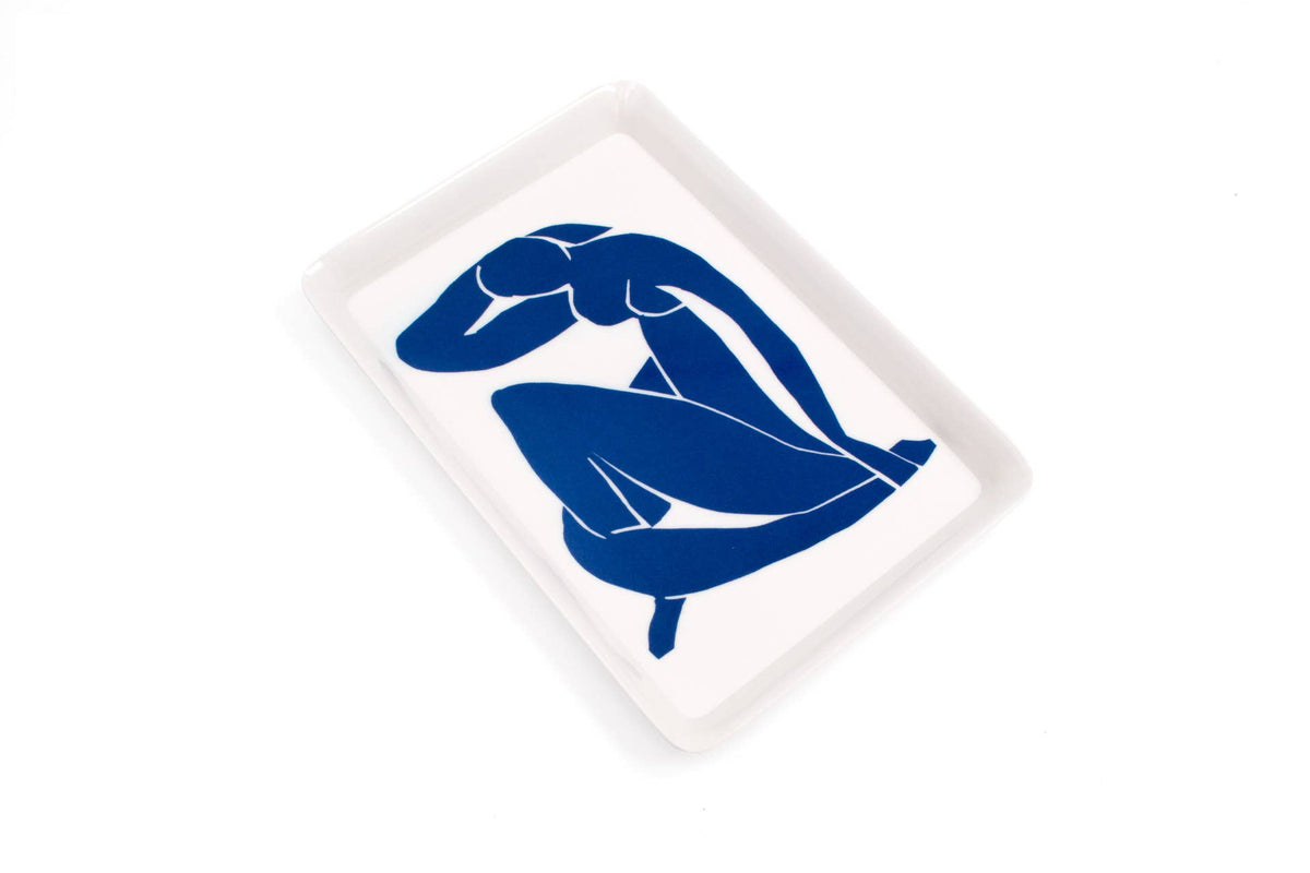 Serving Tray, Mini – Matisse, Blue Lady