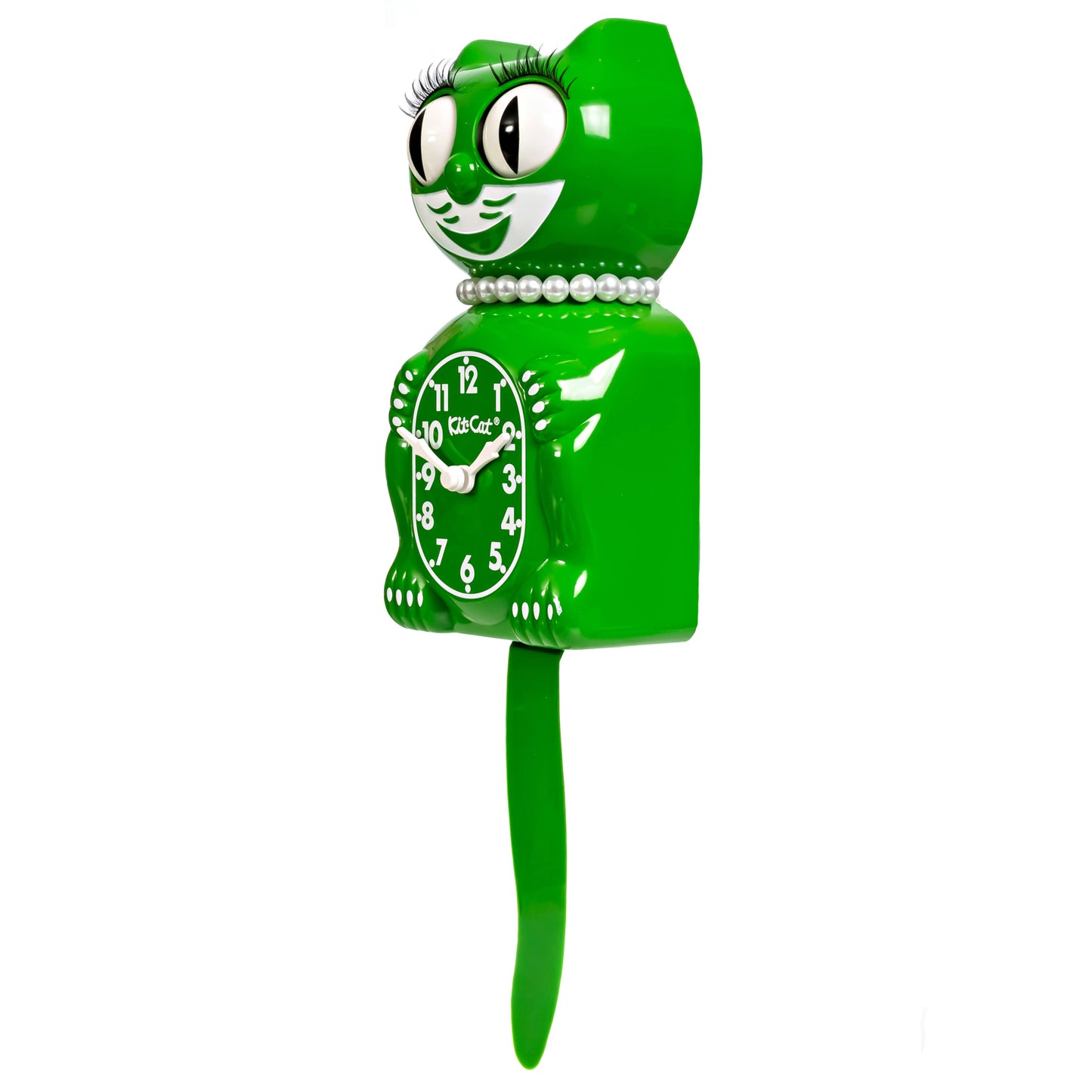 Classic Green Lady Kit Cat Klock