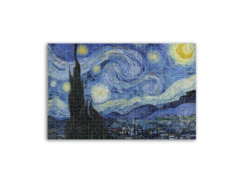 Puzzle, 1000 Pieces, Starry Night, Vincent Van Gogh