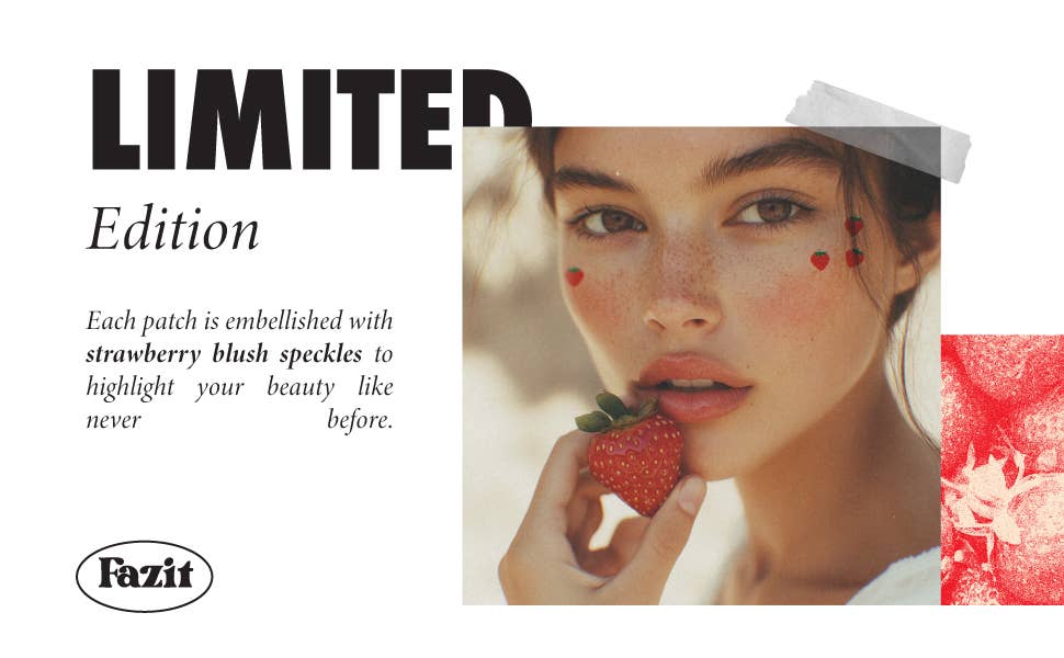 Strawberry Speckles Makeup Patches