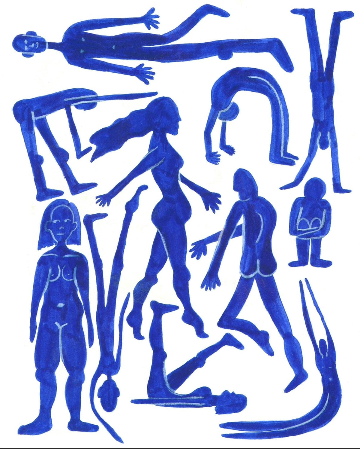Blue Bodies Print