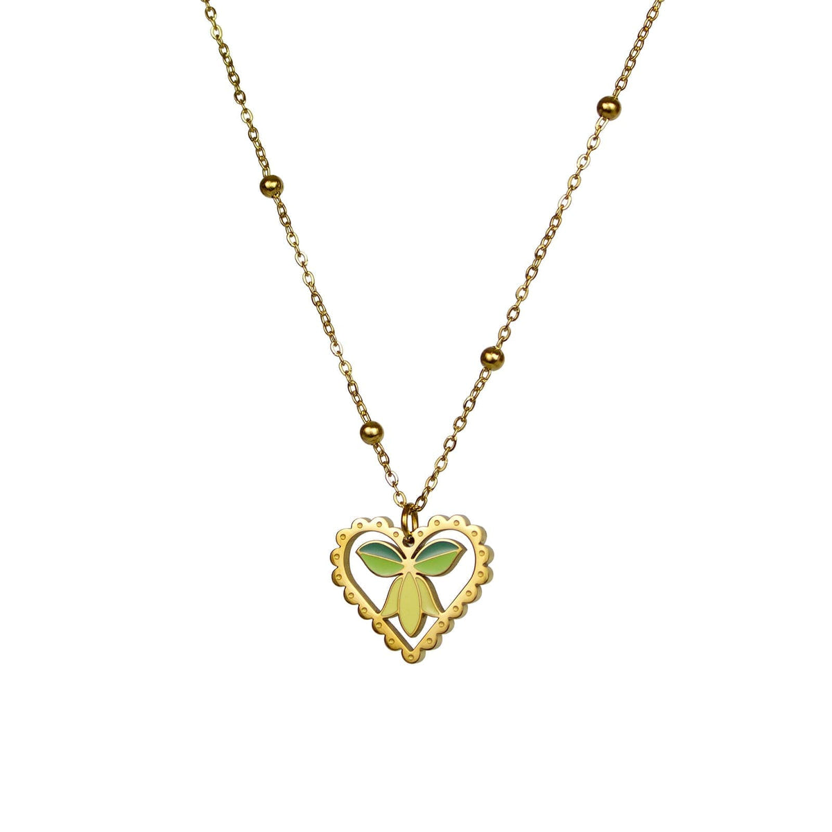 Scalloped Tulip Necklace