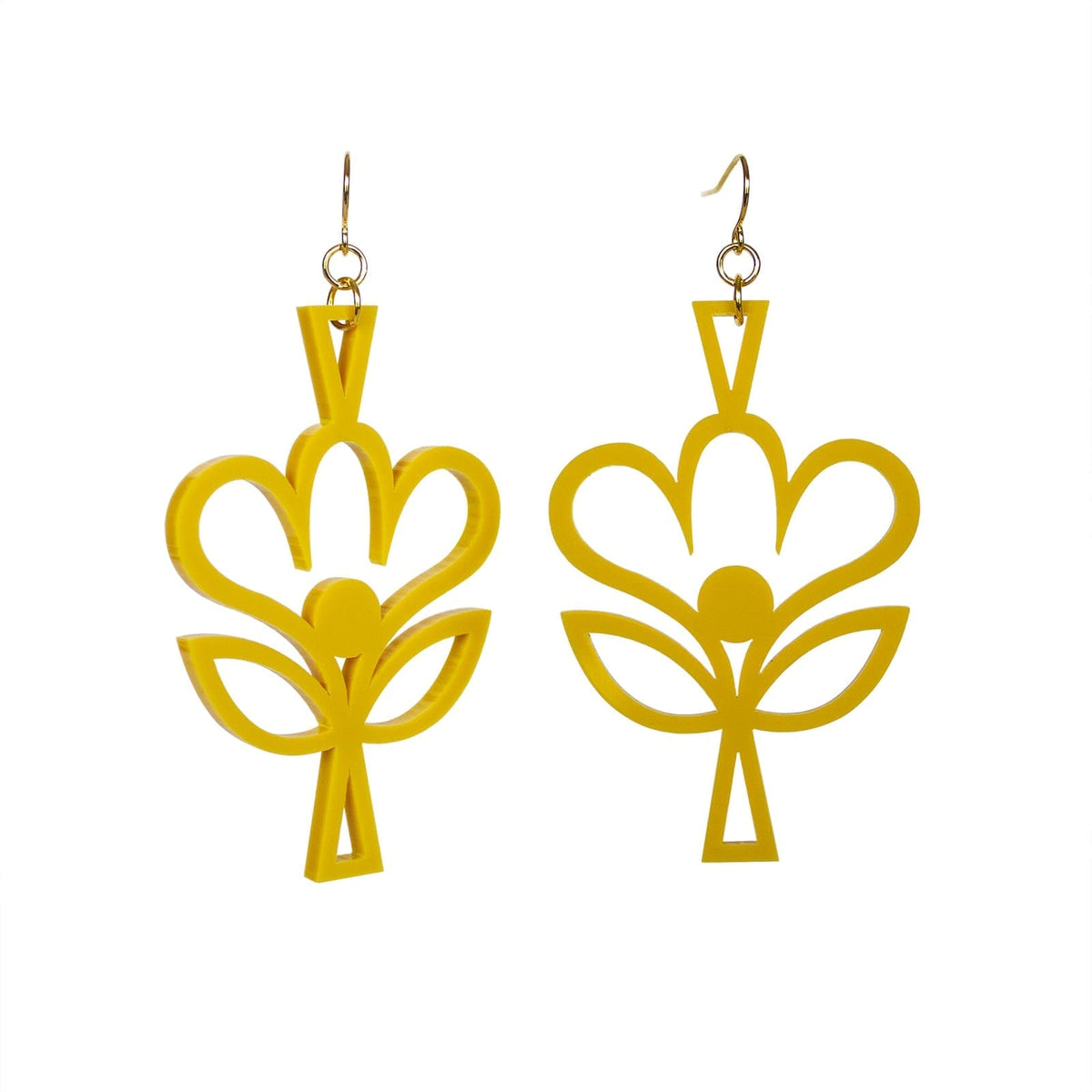 Merry Blossom Acrylic Earrings