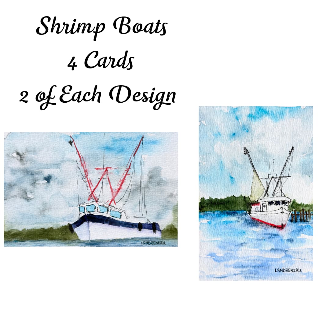 Shrimp Boats Card Set