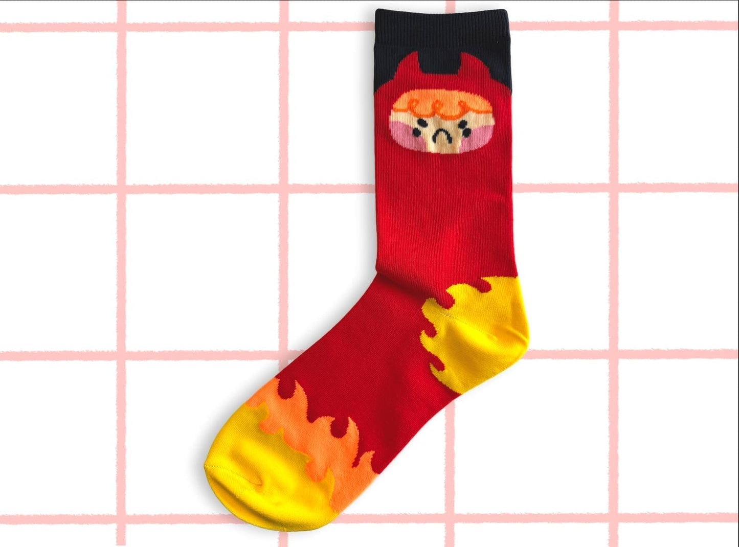 Demon Flame Socks