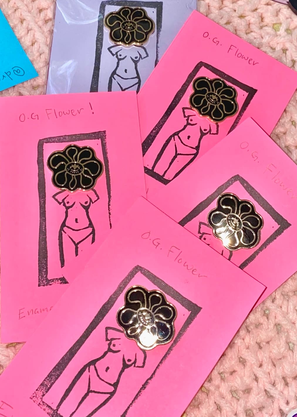 O.G Flower Enamel Pin