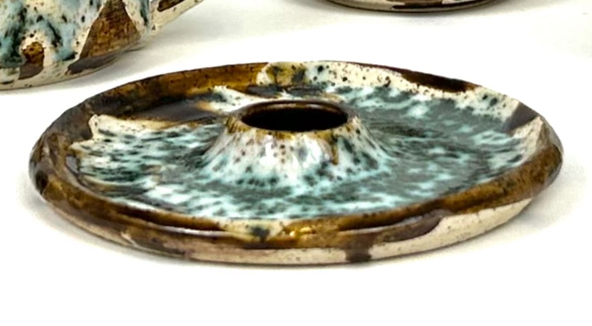 Moss Candlestick Holder