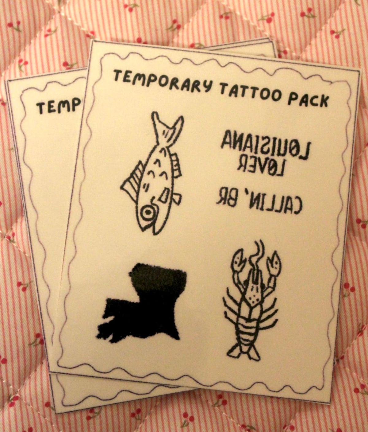 Louisiana Temporary Tattoos