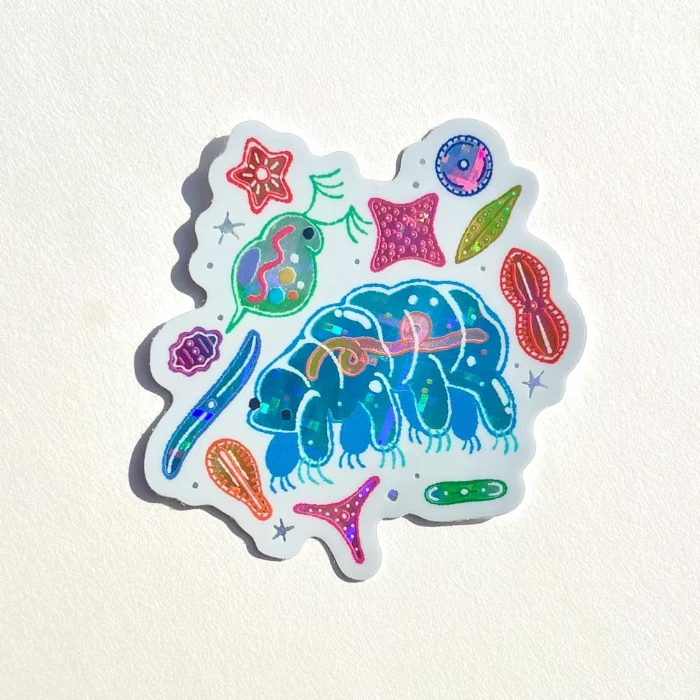 Microscopic Life Sticker