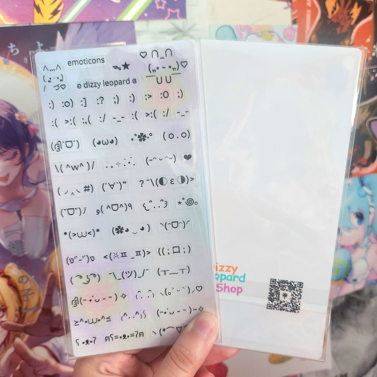 Emoticon Sticker Sheet