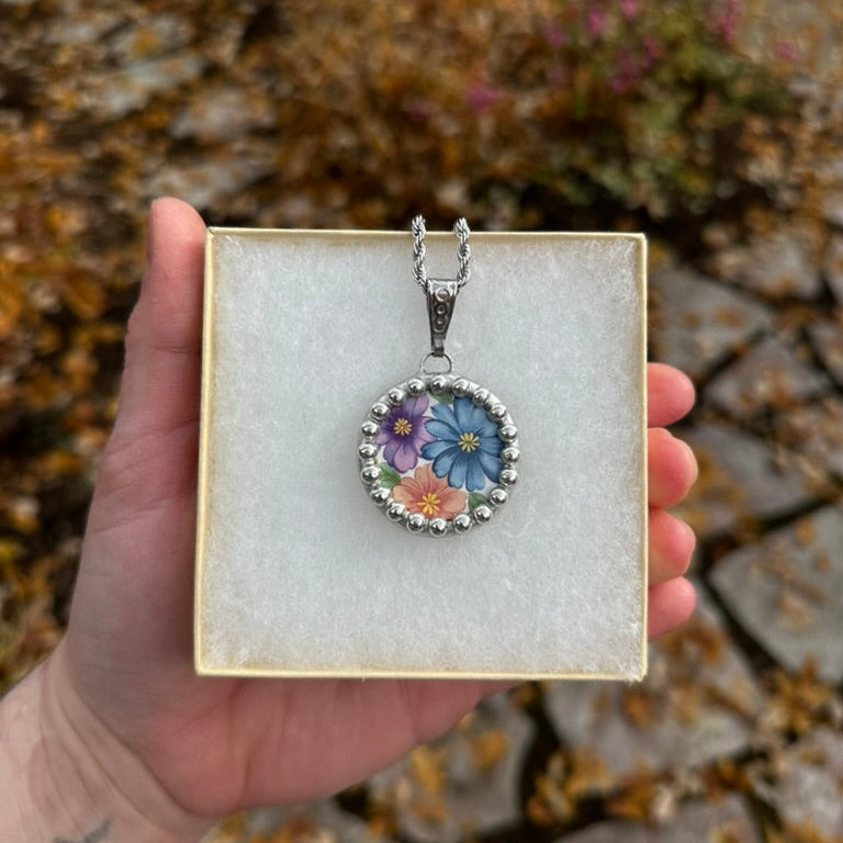 Broken China Necklaces