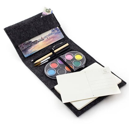 JOTBLOCK travel postcard watercolor paint set