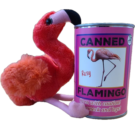 Rosy the Canned Flamingo