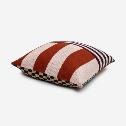 Pattern Patch Pillow Cover
