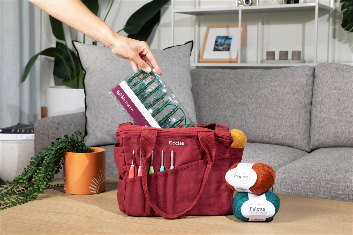 Soolla Studio Artist Bag, Sangria