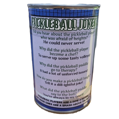 Canned Pickleball | Stuffed Sports Plush in a Can w/Jokes
