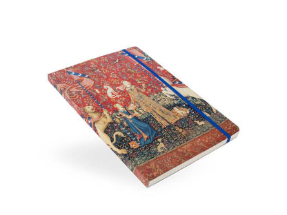 Softcover Book,  A5, Tapestry Dame Lady with the Unicorn