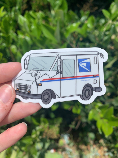 USPS Mail Truck Sticker