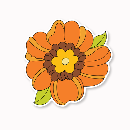 Retro Petal Sticker