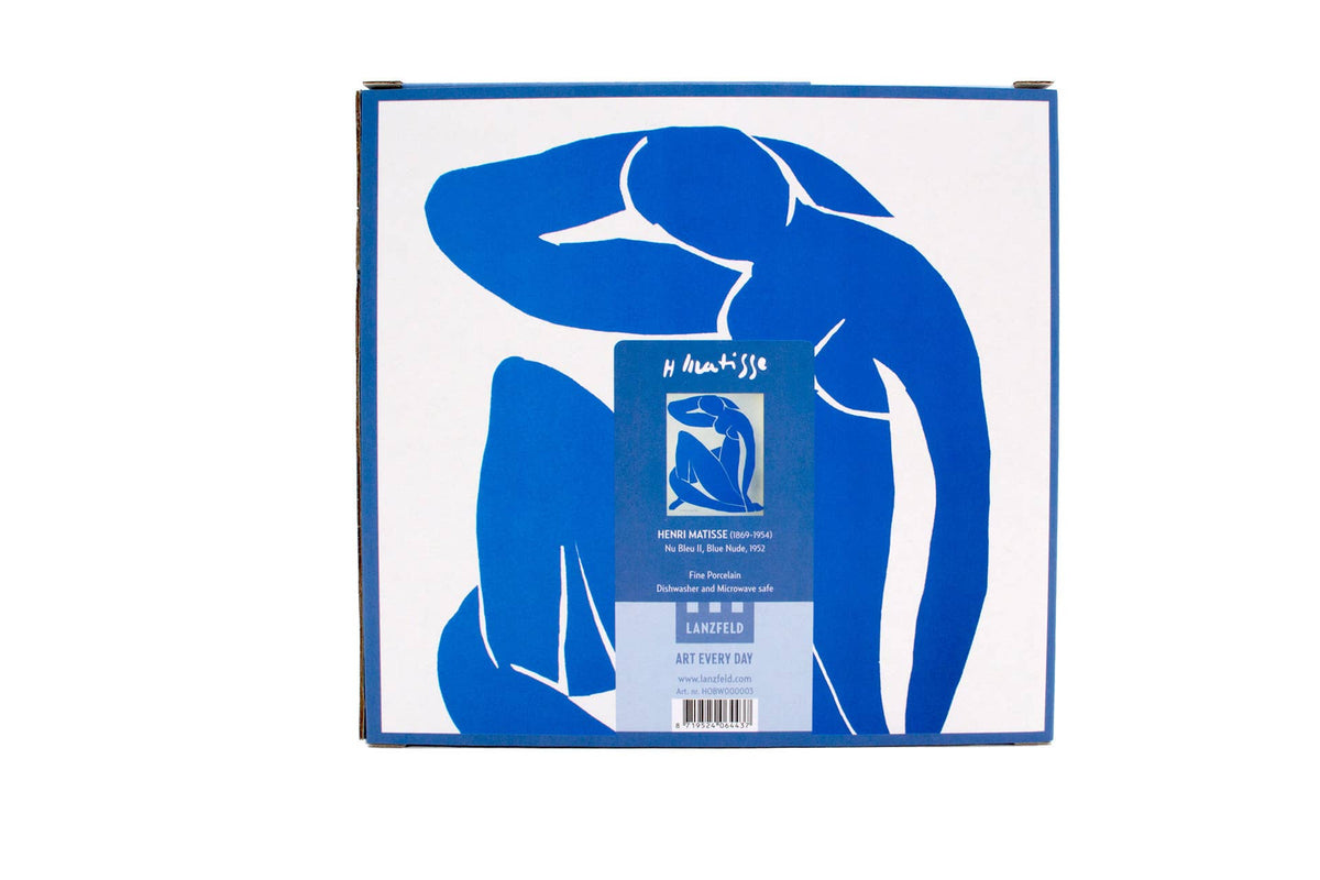 Porcelain plate - Ø 20cm - Henri Matisse - Blue lady