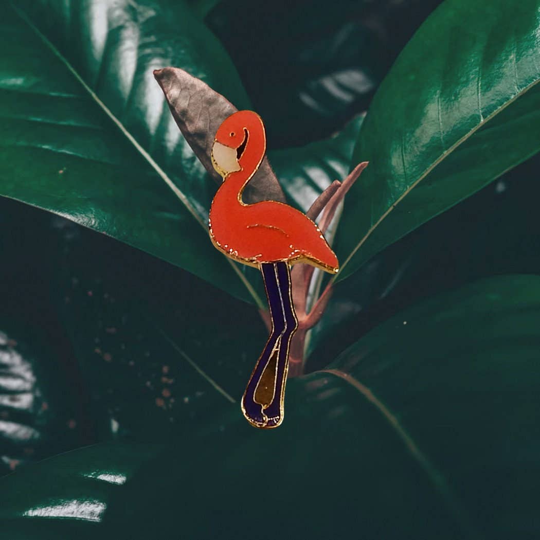 Vintage Flamingo Pin