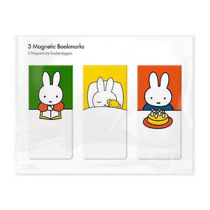 Magnetic Bookmark, Set of 3, Miffy Home