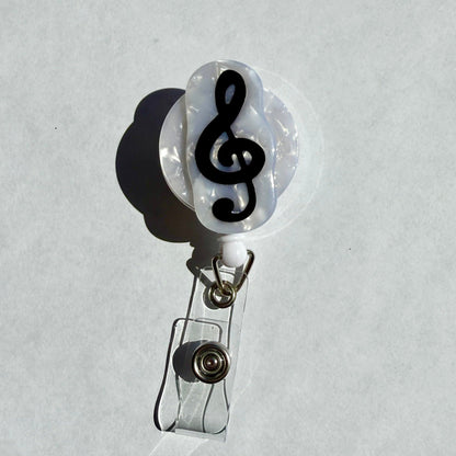 Treble Clef Badge Reel