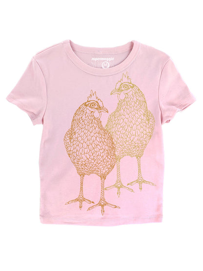 Chickens Babe Baby Doll Tee