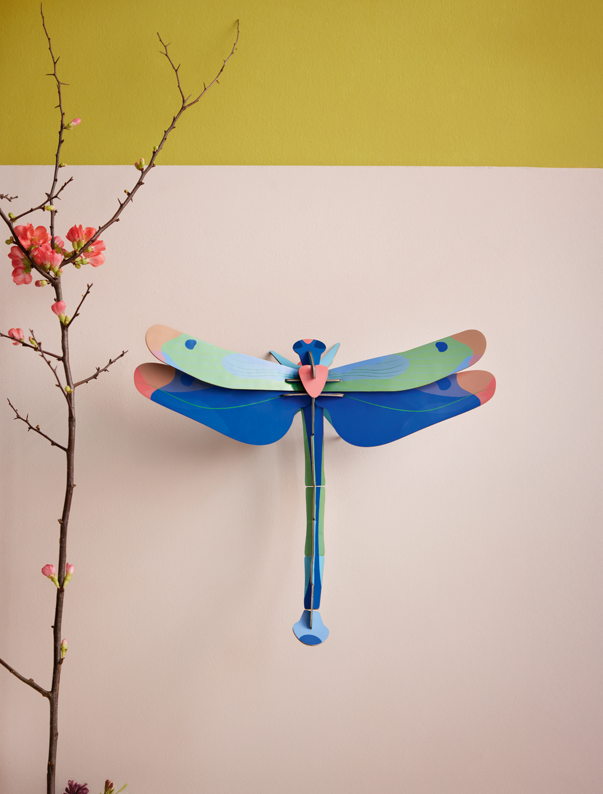 3D Wall Art - Blue Dragonfly