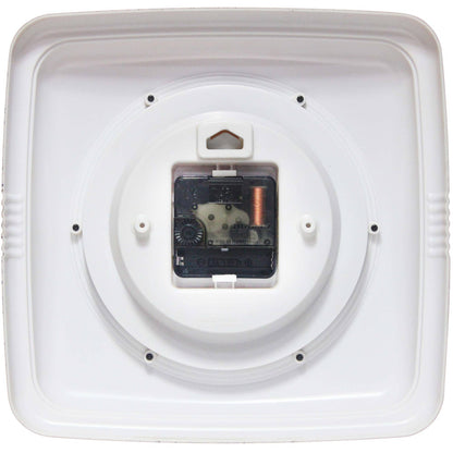 Retro Square Lavender Indoor Wall Clock 9.25 Inch