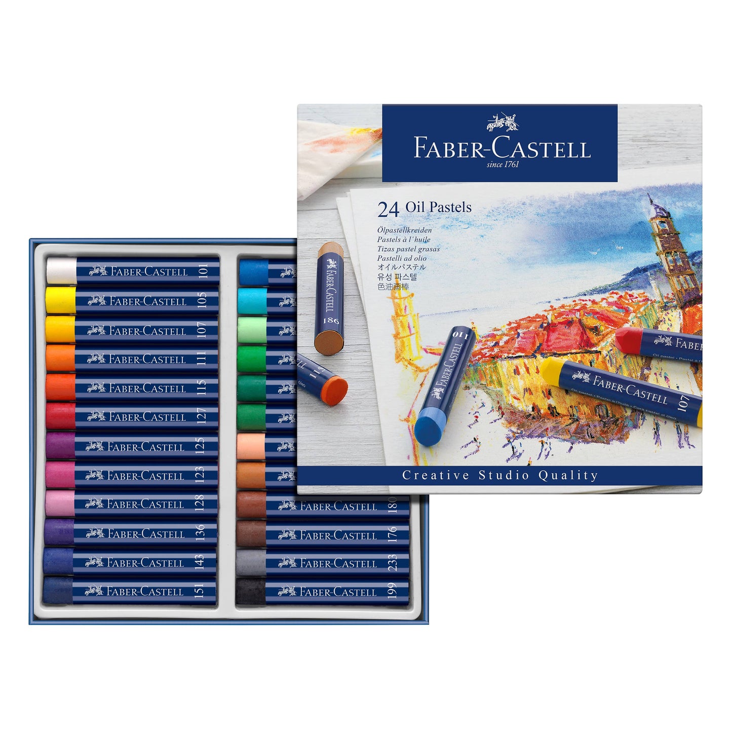 Artist's Oil Pastels, Set of 24
