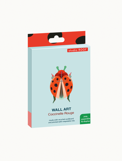 3D Wall Art - Beetles - Coccinelle Rouge
