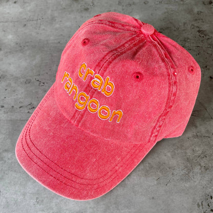 Crab Rangoon foodie chef restaurant Baseball Cap Dad Hat