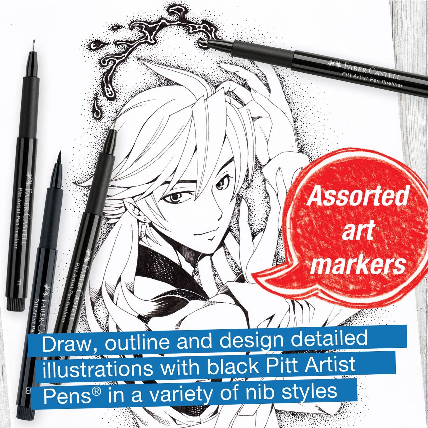Pitt Artist Pen, Black