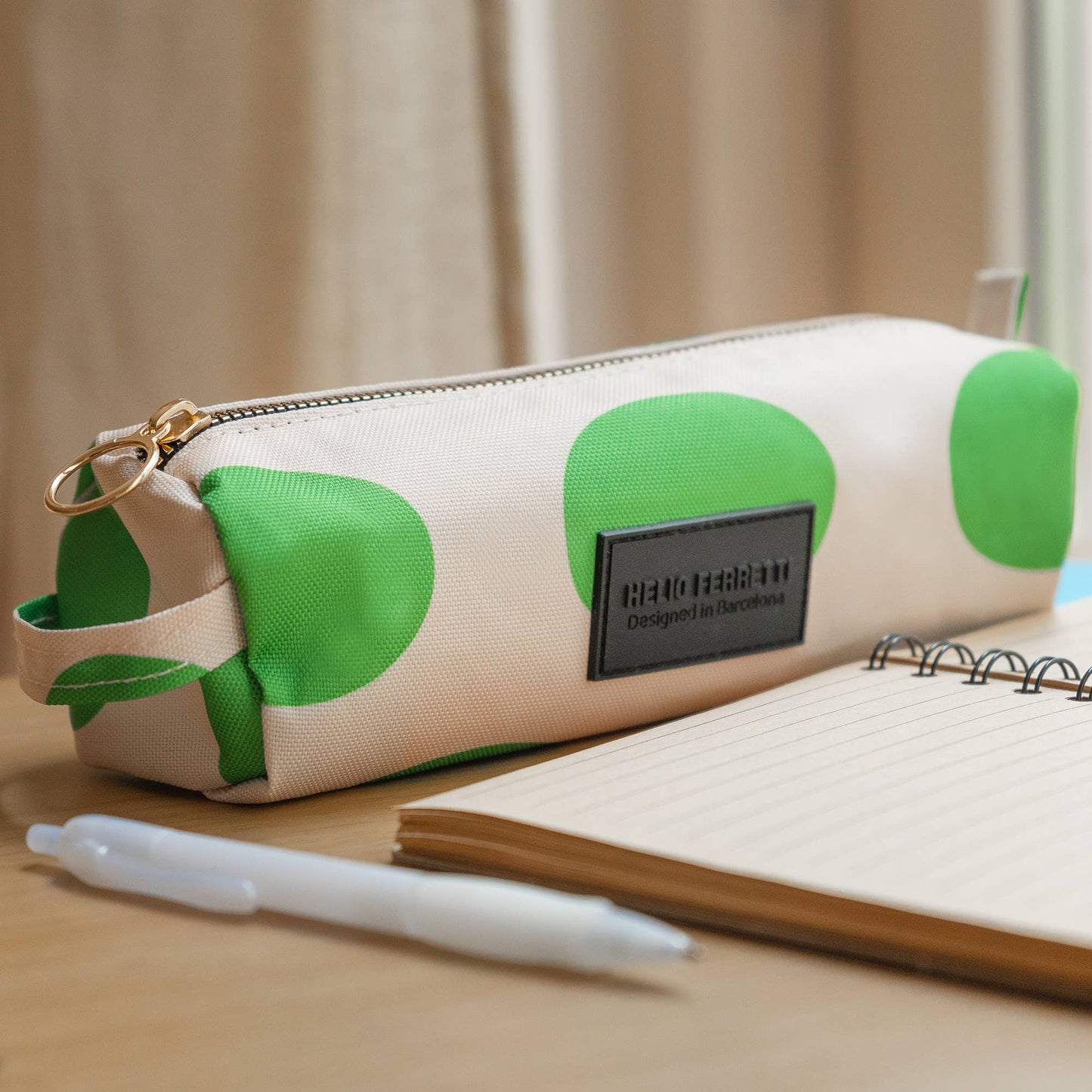 PENCIL CASE LIME GREEN HF