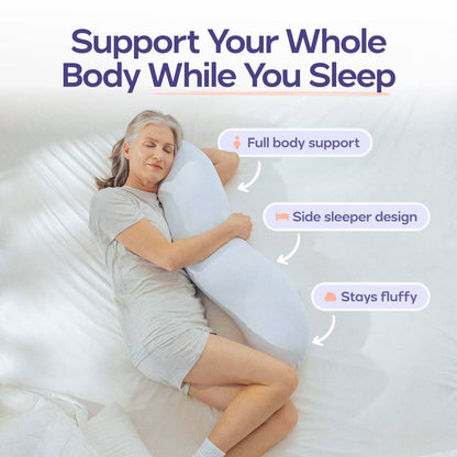 BodyAlign Pillow | Body Pillow | Side Sleeper Support