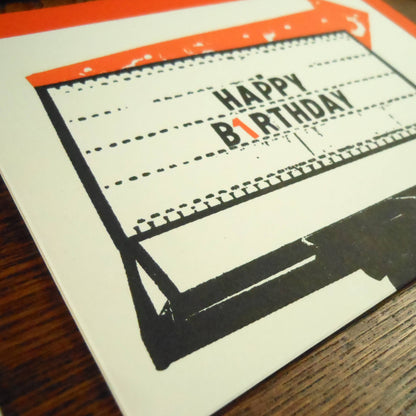 Vintage Birthday Arrow Card