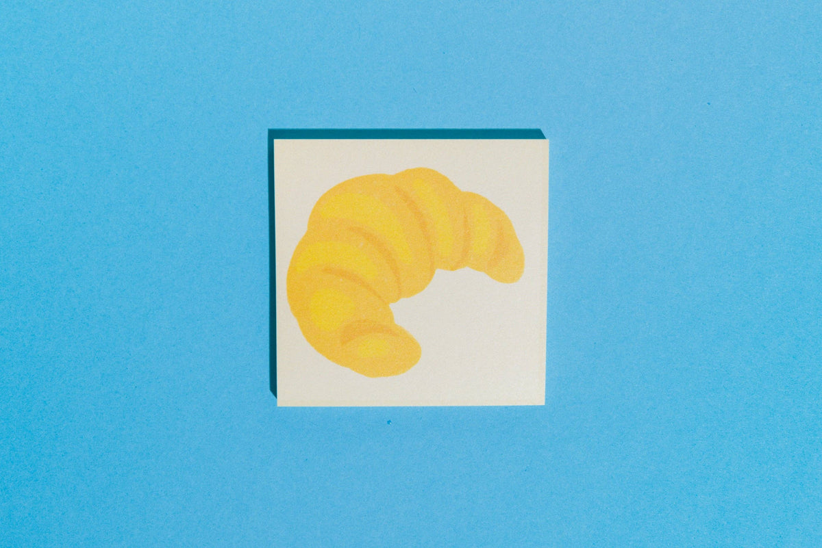 Croissant Sticky Notes
