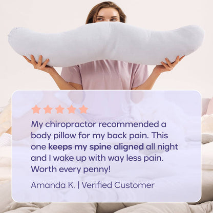 BodyAlign Pillow | Body Pillow | Side Sleeper Support