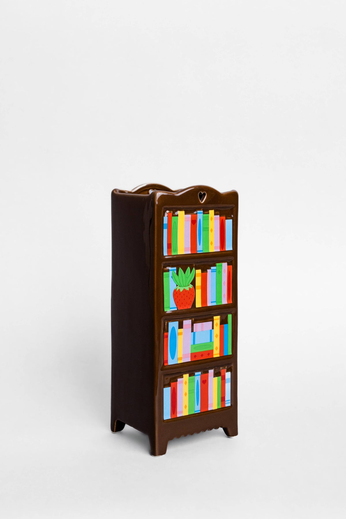 Ceramic Vase, Bookshelf