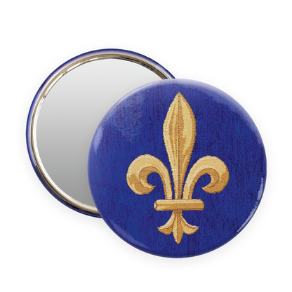 Pocket Mirror 80mm - Fleur de Lys