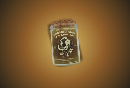 Smoked Oak and Vanilla Soy Candle - Great Smoky Mountain 11oz