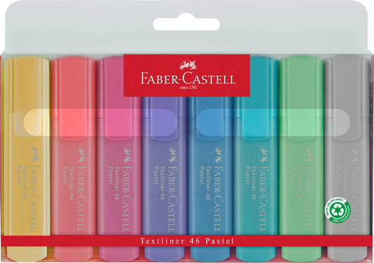 Highlighters, Pastel - Wallet of 8