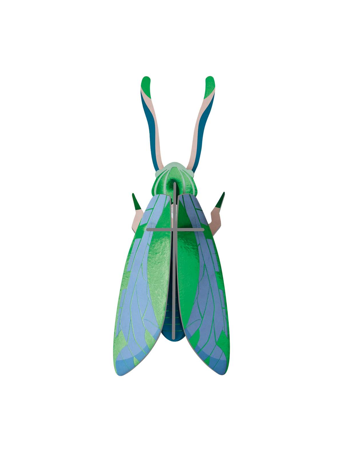 3D Wall Art - Radiant Beetle - Jade Grasshopper