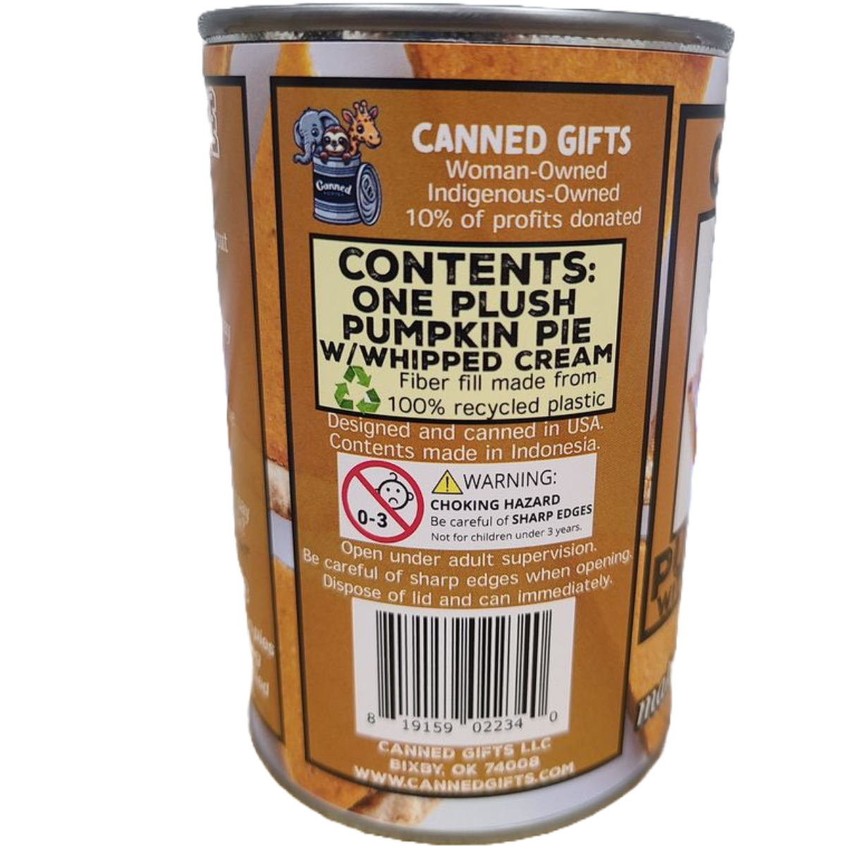 Canned Pumpkin Pie