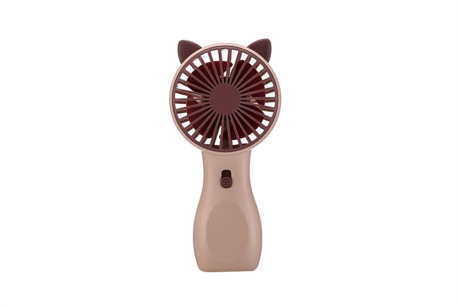 Stylish Two Toned Ears Theme Handheld Personal Fan