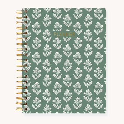 Floral Undated Planner
