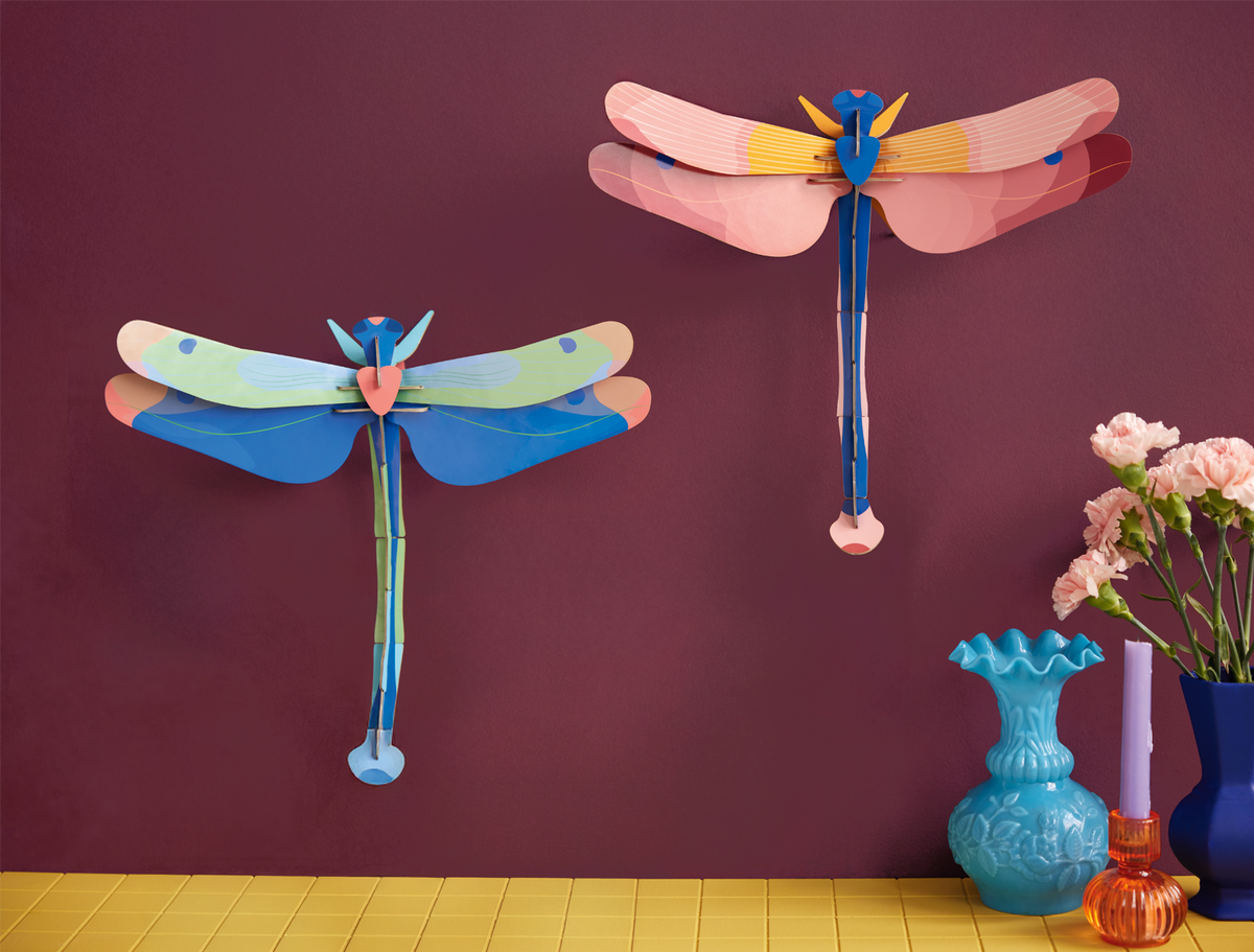 3D Wall Art - Blue Dragonfly
