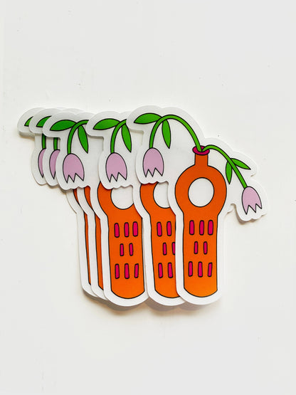 Donut Vase Sticker
