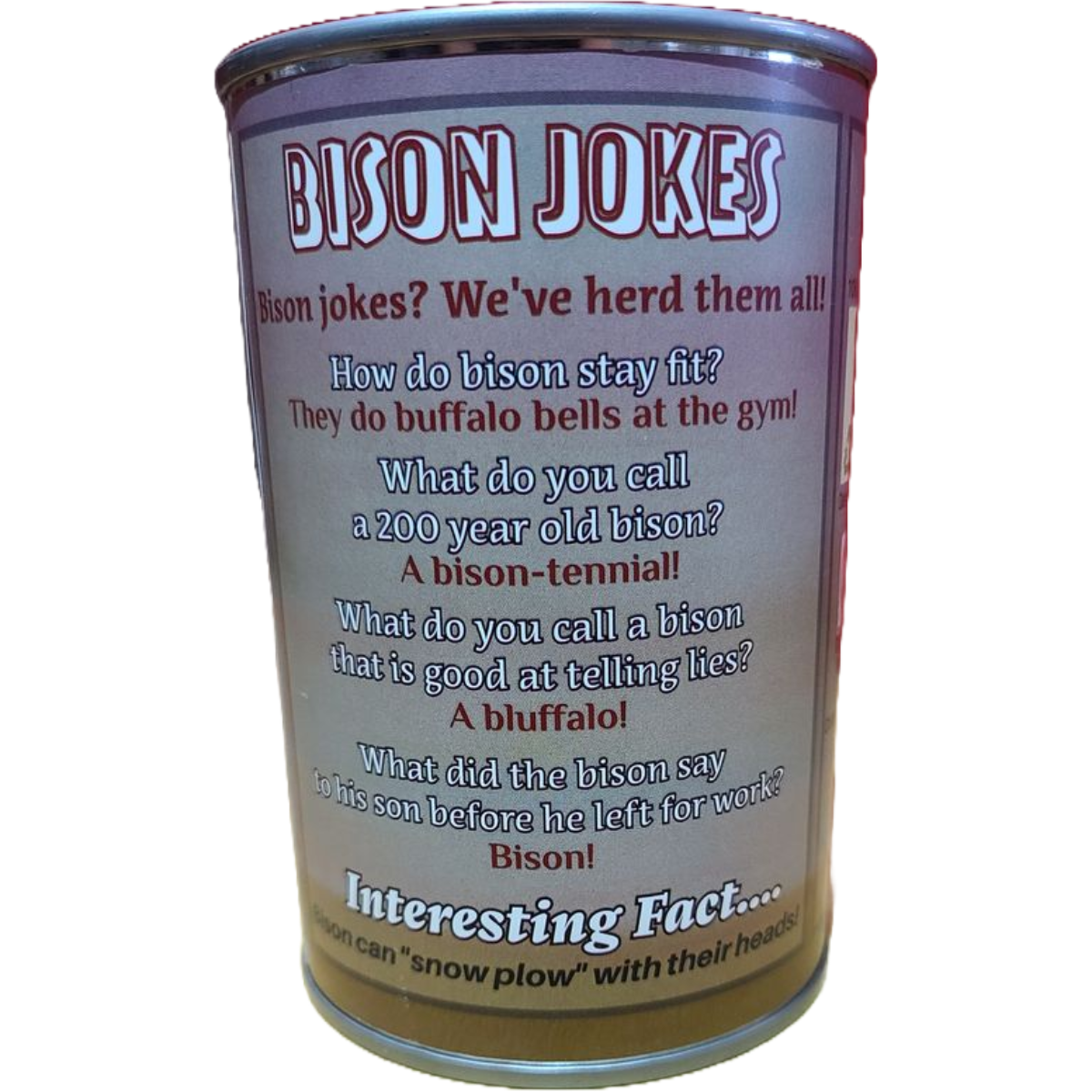 Liam the Canned Bison